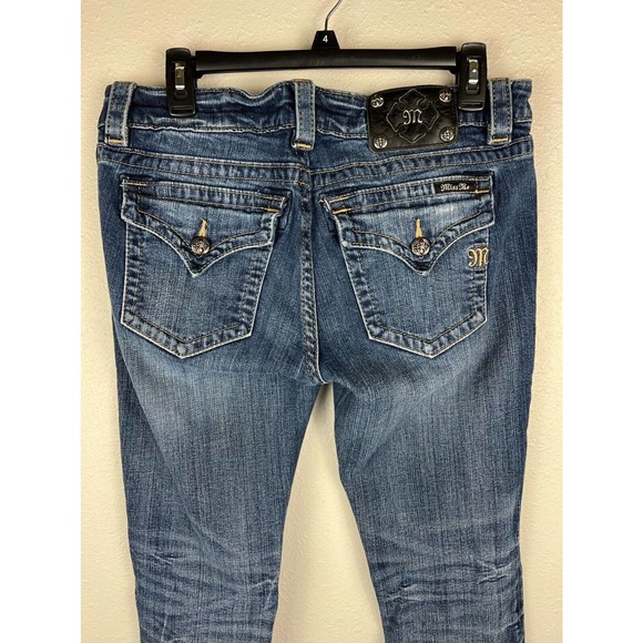 Miss Me Women's Size 29 Medium Wash Boyfriend Ankle Jeans - JB4009A54 - Picture 2 of 11